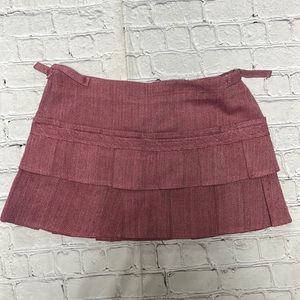 BCBG Vintage Micro Mini Skirt Pleated Y2K